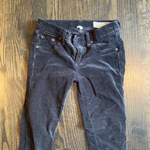 Rag and bone charcoal velvet skinny Jean, size 26